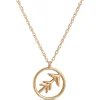 Sagittarius Zodiac Sign Pendant Necklace, 14K Yellow Gold Discount