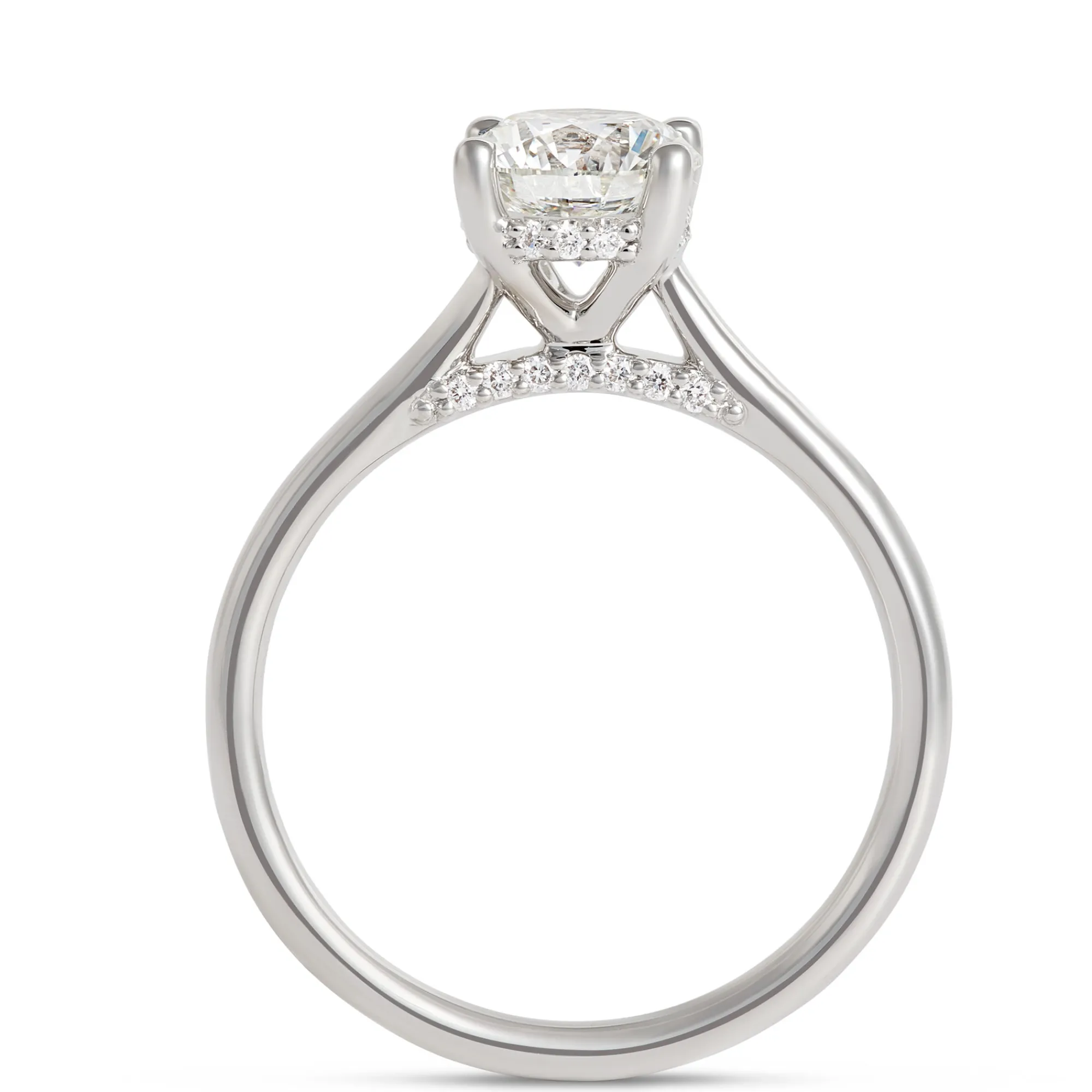 Signature Solitaire Diamond Engagement Ring, Platinum Clearance