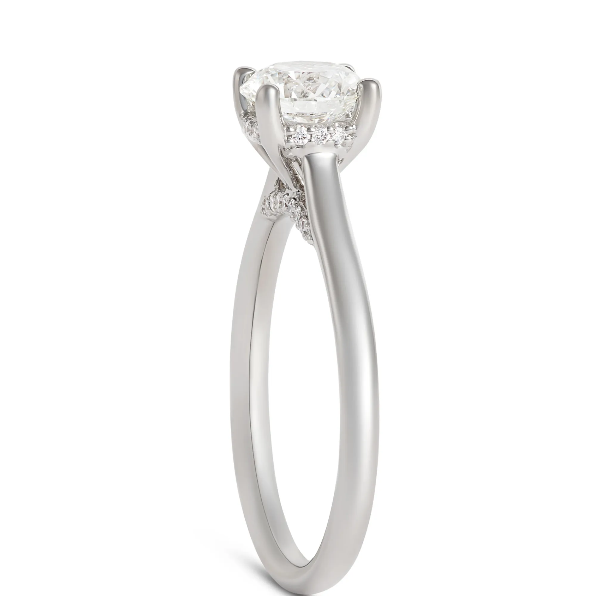 Signature Solitaire Diamond Engagement Ring, Platinum Clearance