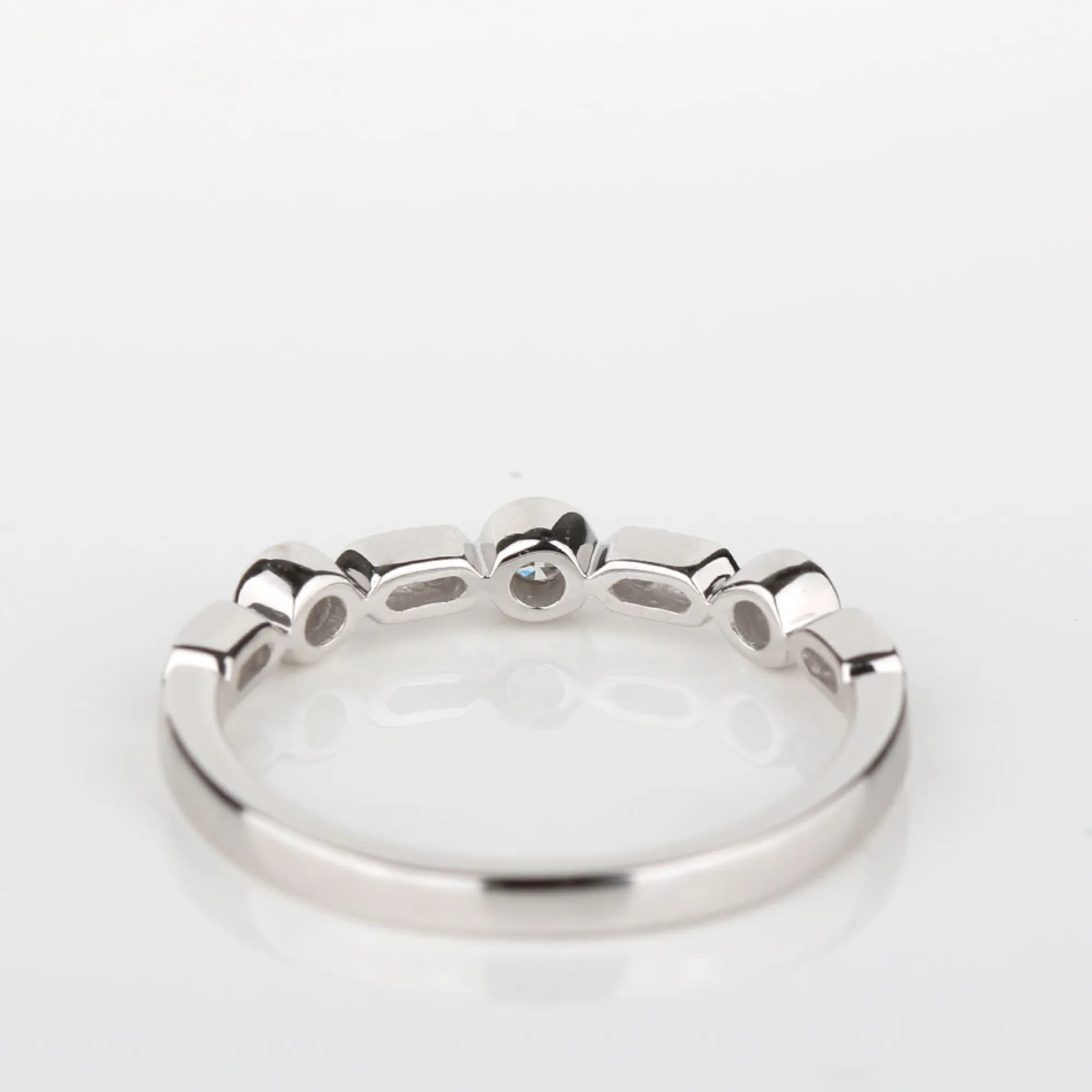 Stackable Geometric Diamond Band, 1/10 cttw Online