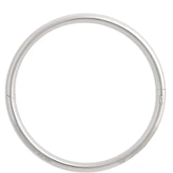 Stainless Steel Baby Bangle with Floral Engraving Clearance