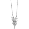 Starburst Diamond Pendant, 14k White Gold Discount