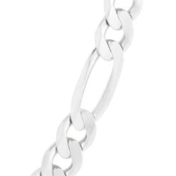 Sterling Silver 24-Inch Figaro Chain Necklace Sale