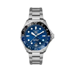 TAG Heuer Aquaracer Professional 300 GMT Blue Dial Stainless Steel Watch, 42mm Outlet