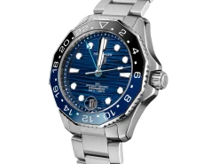 TAG Heuer Aquaracer Professional 300 GMT Blue Dial Stainless Steel Watch, 42mm Outlet