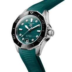 TAG Heuer Aquaracer Professional 300 Watch Steel Case Diamond-Studded Dial, 36mm Sale
