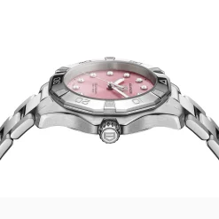TAG Heuer Aquaracer Professional 200 Solargraph Pink Dial Watch, 34mm New