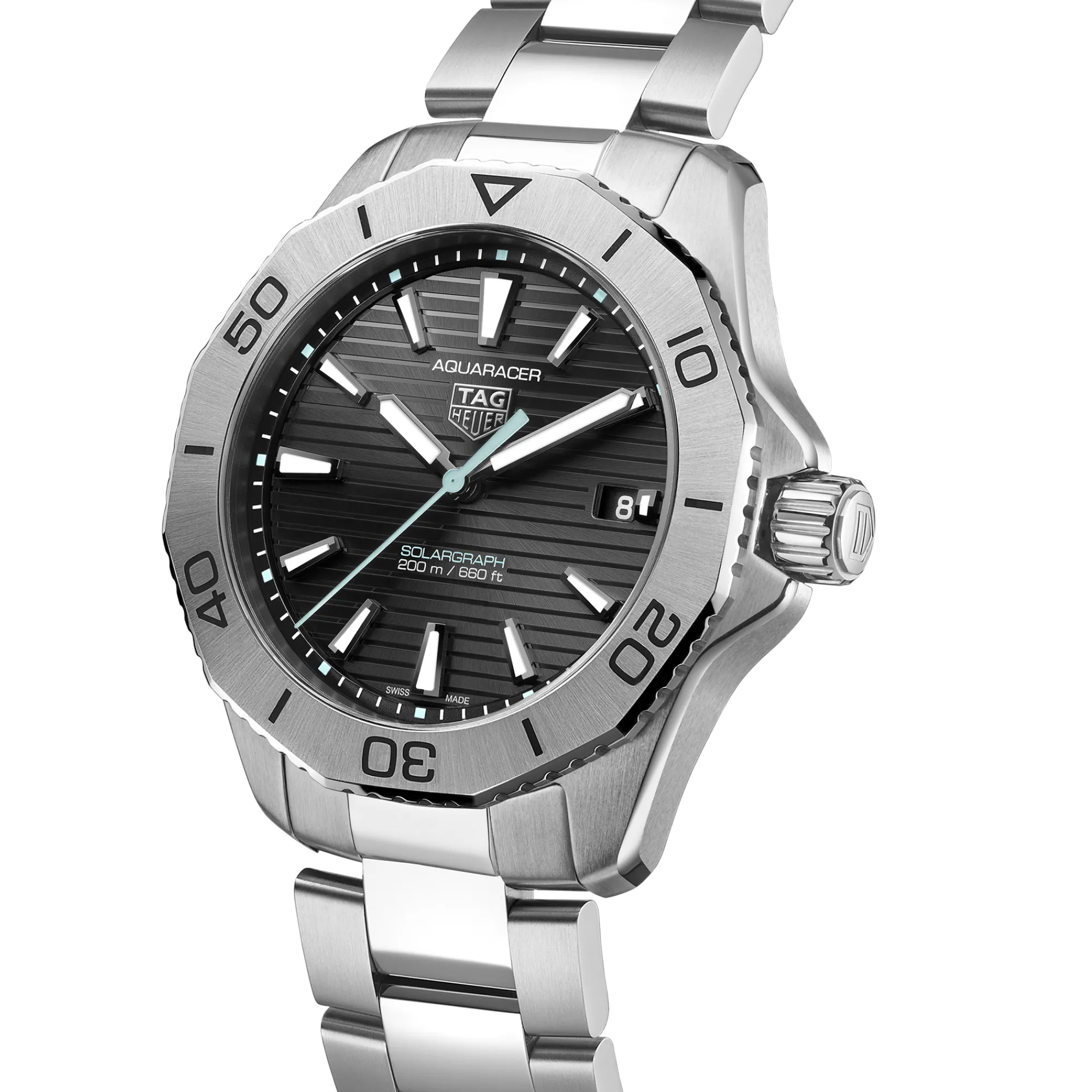 TAG Heuer Aquaracer Professional 200 Solargraph Black Dial, 40mm Best