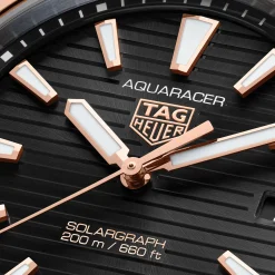 TAG Heuer Aquaracer Professional 200 Solargraph Black Dial Watch, 40mm Online