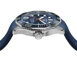 TAG Heuer Aquaracer Professional 300 Blue Dial Blue Rubber Strap Watch, 42mm Online