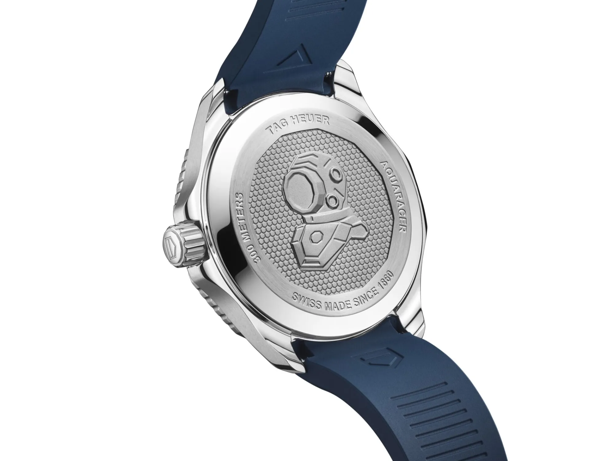 TAG Heuer Aquaracer Professional 300 Blue Dial Blue Rubber Strap Watch, 42mm Online