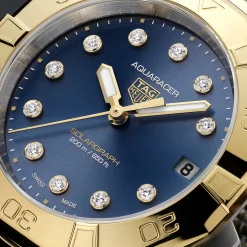 TAG Heuer Aquaracer Professional 200 Solargraph Blue Dial Watch, 34mm Outlet