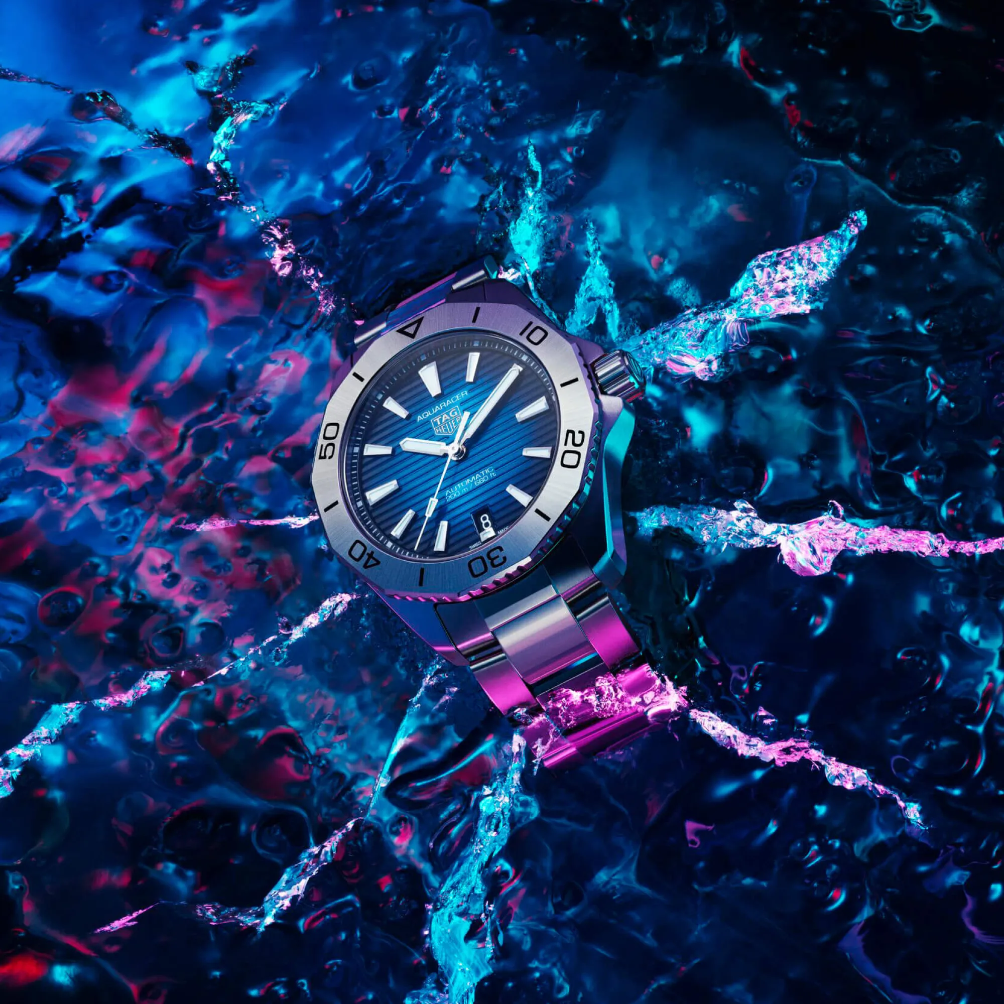 TAG Heuer Aquaracer Professional 200 Blue Automatic Watch, 40mm