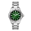 TAG Heuer Aquaracer Professional 200 Watch Green Dial Steel Bracelet, 40mm
