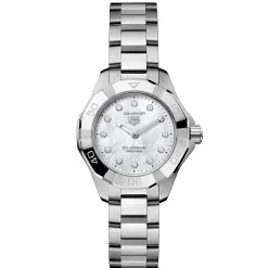 TAG Heuer Aquaracer Professional 100 Solargraph White Dial Watch, 28mm Outlet