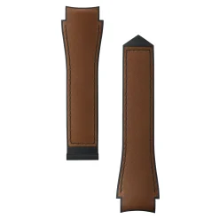 TAG Heuer Calibre E5 Brown Leather and Rubber Strap, 45mm Sale