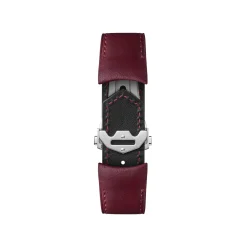 TAG Heuer Calibre E5 Burgundy Leather Strap, 40mm Best