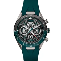 TAG Heuer Carrera Chronograph Extreme Sport Green Skeleton Dial Watch, 44mm Outlet