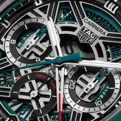 TAG Heuer Carrera Chronograph Extreme Sport Green Skeleton Dial Watch, 44mm Outlet