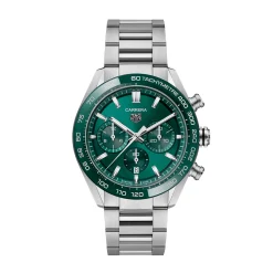 TAG Heuer Carrera Chronograph Green Dial Watch, 44mm Sale