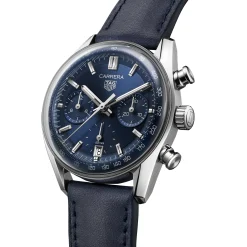TAG Heuer Carrera Chronograph Watch Steel Case Blue Dial, 39mm Online