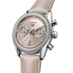 TAG Heuer Carrera Chronograph Pink Dial Watch, 39mm New