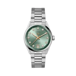TAG Heuer Carrera Date Watch Green Dial, 36mm Clearance