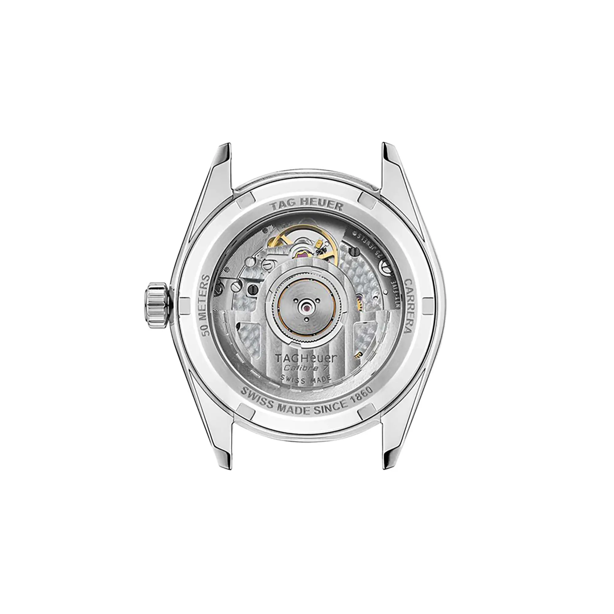 TAG Heuer Carrera Date Watch Steel Case Blue Dial Rose Gold Detailing, 36mm Sale