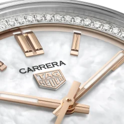TAG Heuer Carrera Date White Dial Watch, 36mm New