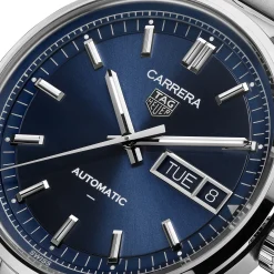 TAG Heuer Carrera Day-Date Blue Dial Watch, 41mm Hot