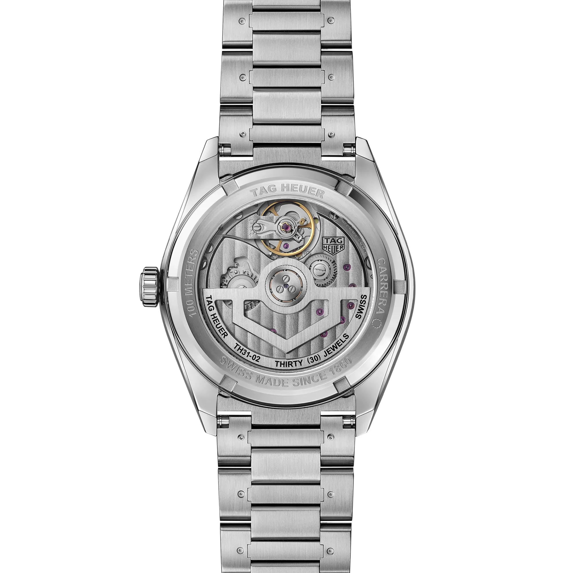 TAG Heuer Carrera Day-Date Red Dial Watch, 41mm Hot
