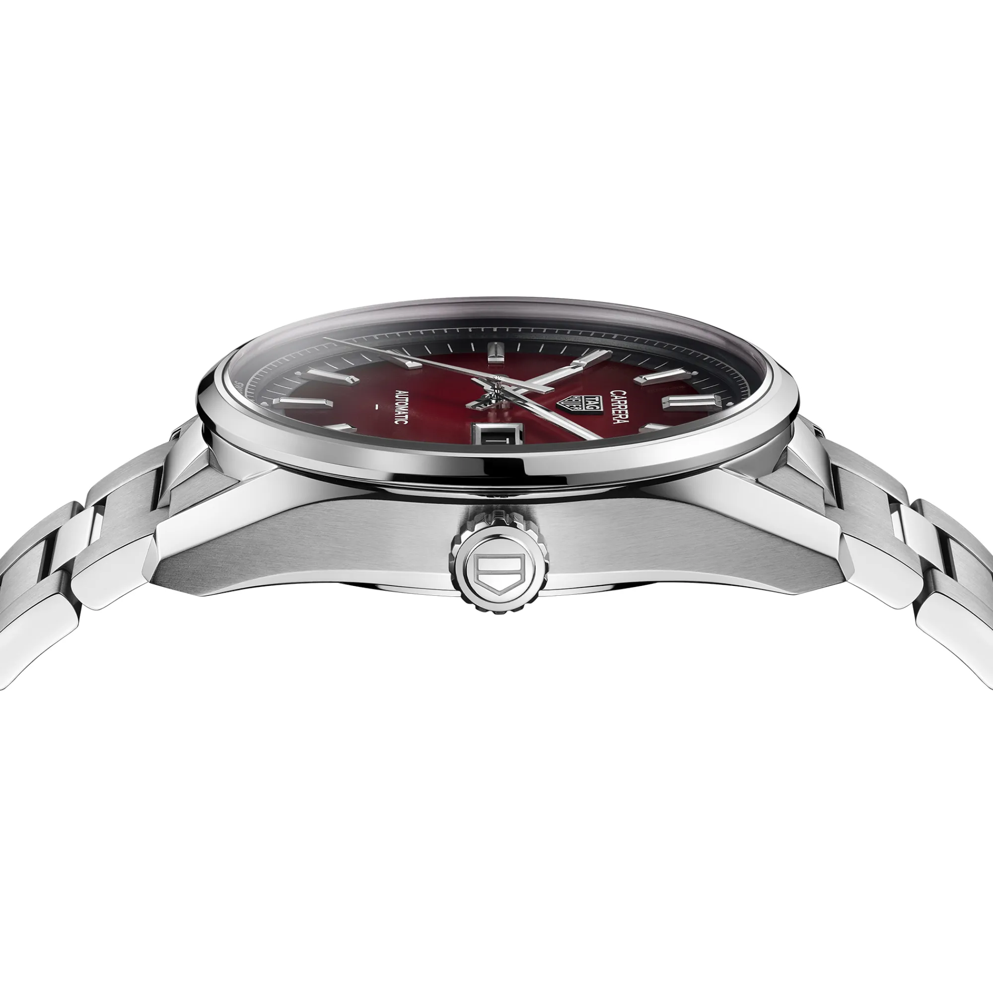 TAG Heuer Carrera Day-Date Red Dial Watch, 41mm Hot