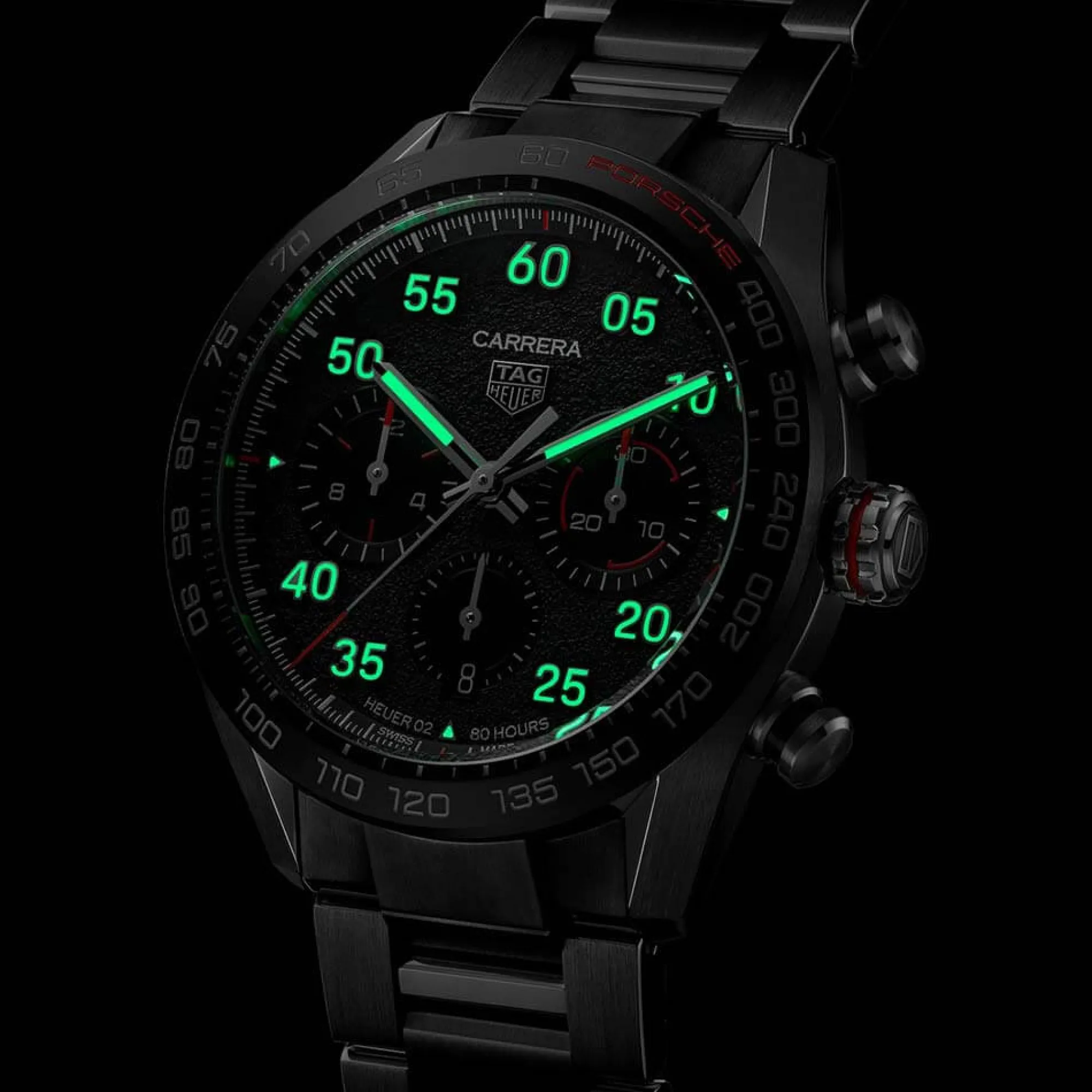 TAG Heuer Carrera Porsche Chronograph Luxury Special Edition Watch, 44mm Clearance