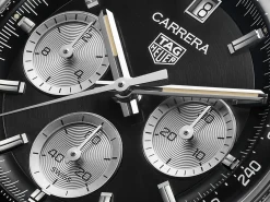 TAG Heuer Chronograph Black Dial Watch, 39mm Clearance