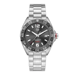 TAG Heuer Formula 1 Calibre 5 Automatic Mens Grey Steel Watch New