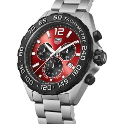 TAG Heuer Formula 1 Chronograph Red Dial Watch, 43mm Outlet