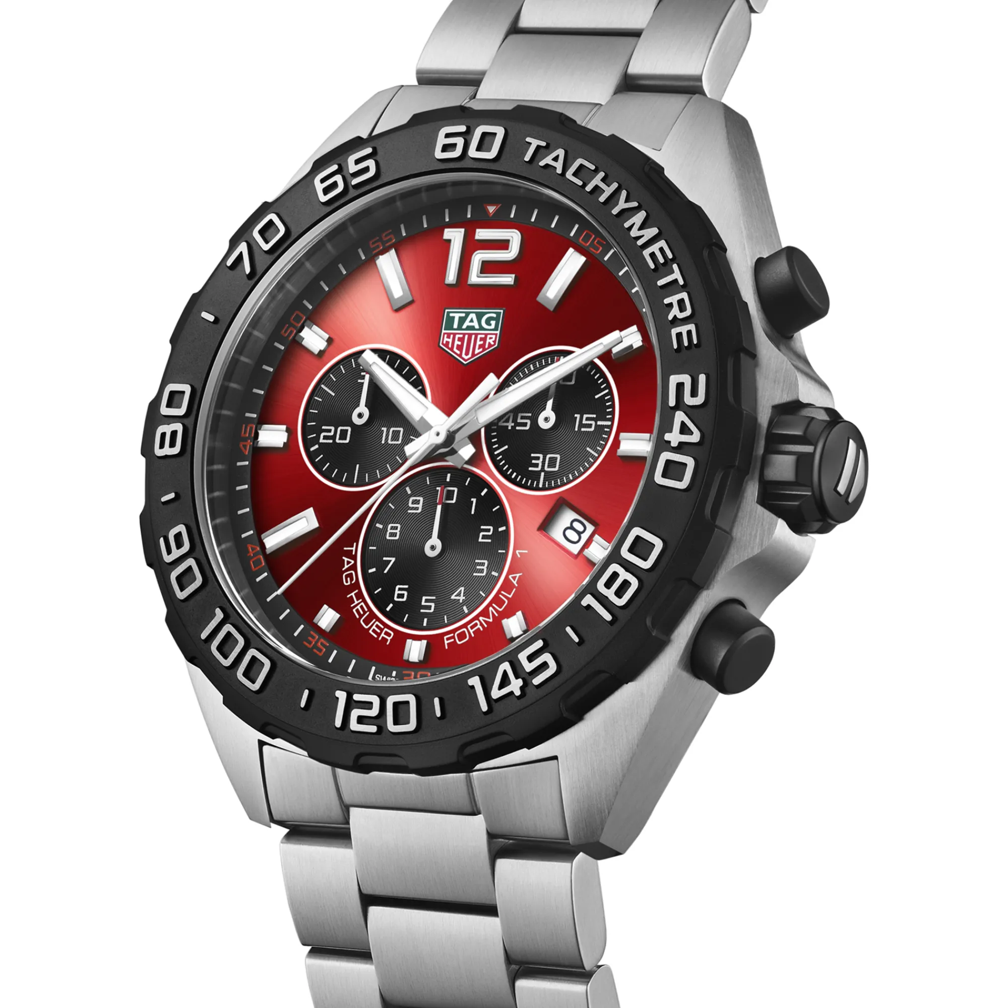 TAG Heuer Formula 1 Chronograph Red Dial Watch, 43mm Outlet