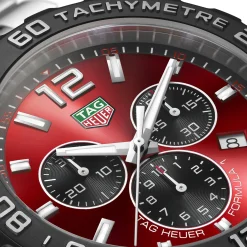 TAG Heuer Formula 1 Chronograph Red Dial Watch, 43mm Outlet