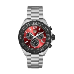TAG Heuer Formula 1 Chronograph Red Dial Watch, 43mm Outlet