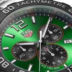 TAG Heuer Formula 1 Chronograph Green Dial, 43mm Clearance