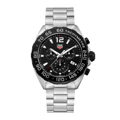 TAG Heuer Formula 1 Quartz Mens Black Steel Chronograph Watch Sale