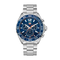 TAG Heuer Formula 1 Quartz Mens Blue Steel Chronograph Watch Hot
