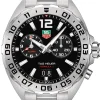 TAG Heuer Formula 1 Quartz Mens Black Steel Alarm Watch, 41mm Sale