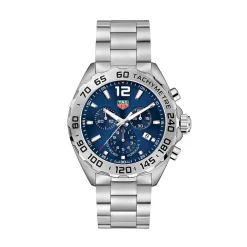 TAG Heuer Formula 1 Quartz Mens Blue Steel Chronograph Watch