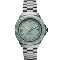 TAG Heuer Formula 1 Solargraph Green Dial Watch, 38mm