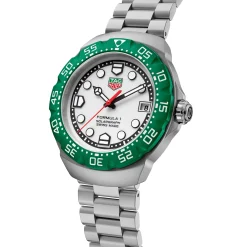 TAG Heuer Formula 1 Solargraph White Dial Watch, 38mm Outlet