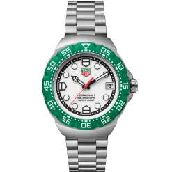 TAG Heuer Formula 1 Solargraph White Dial Watch, 38mm Outlet