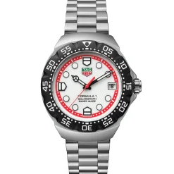 TAG Heuer Formula 1 Solargraph White Dial Watch, 38mm Clearance