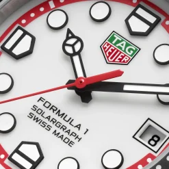 TAG Heuer Formula 1 Solargraph White Dial Watch, 38mm Clearance