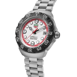TAG Heuer Formula 1 Solargraph White Dial Watch, 38mm Clearance
